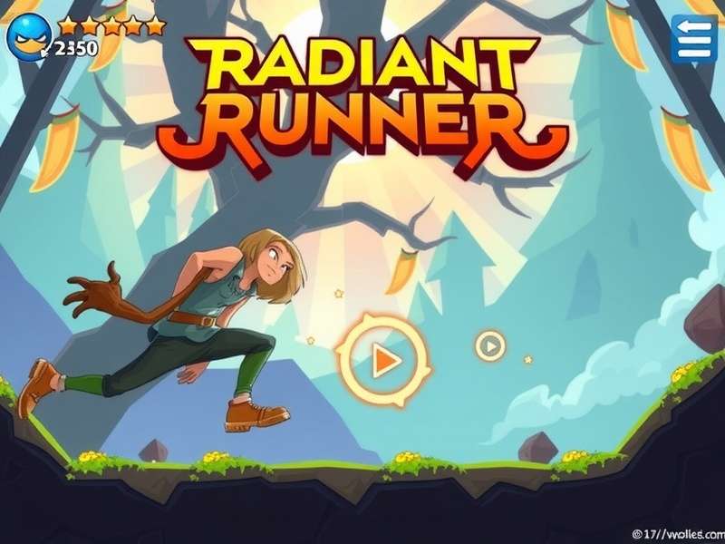 Radiant Runner Game Screenshot